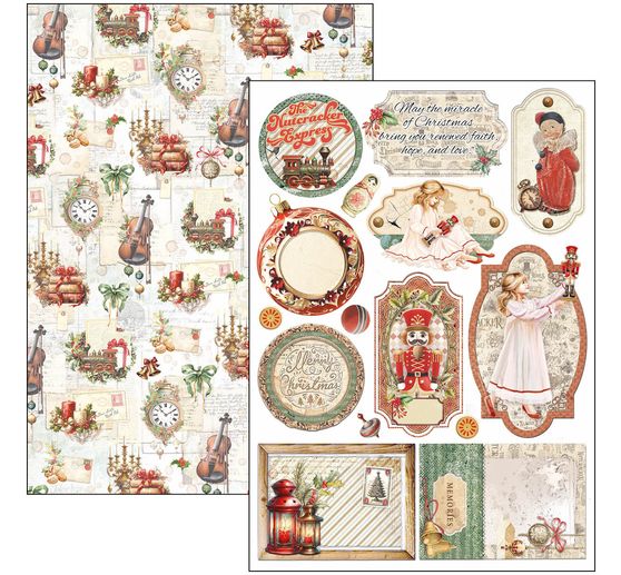 Papier-Set "Nutcracker"