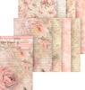 Motiv-Strohseide Backgrounds "Shabby Rose"