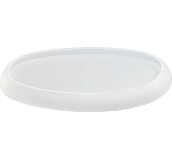 Silikon Gießform "Schale Oval Asymmetrisch"