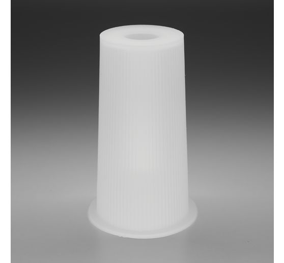 Silikon Gießform "Vase lang mit Riffel"