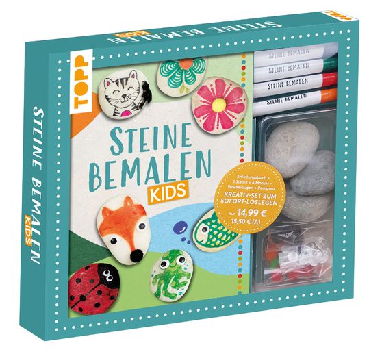 Kreativ-Set "Steine bemalen Kids"