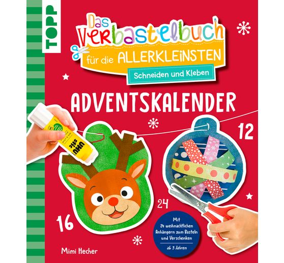 Adventskalender "Verbastelbuch für die Allerkleinsten -Weihnachtskugeln"