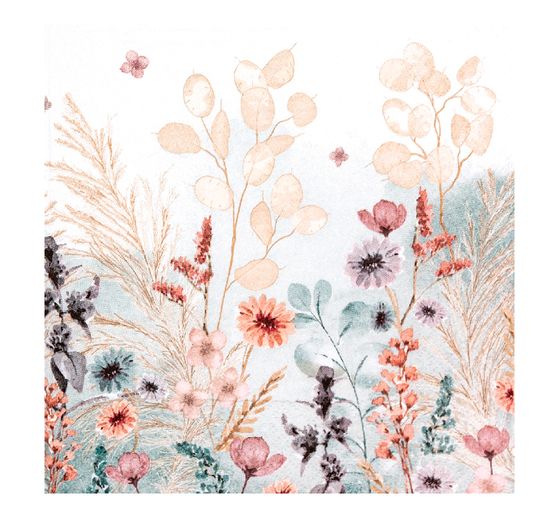 Serviette "Flowers Natural"