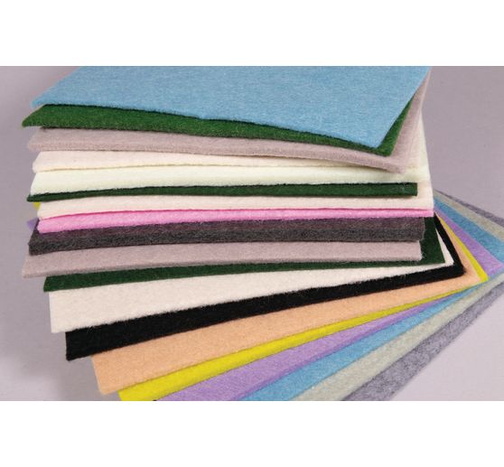 Bastelfilz-Mix "Bunt", 1-5 mm, 500 g
