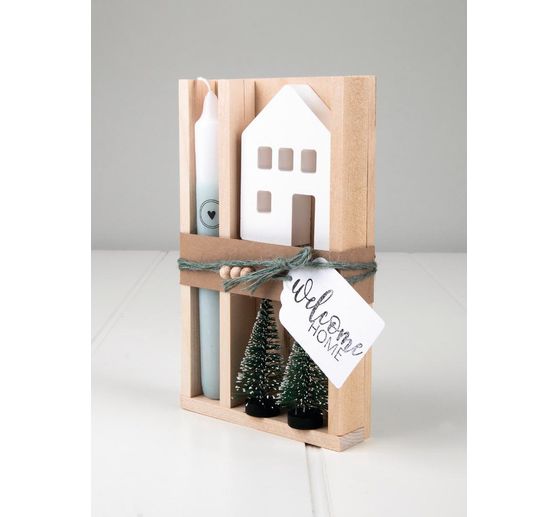 Bastelpackung Holz "Klötzchen & Platten"