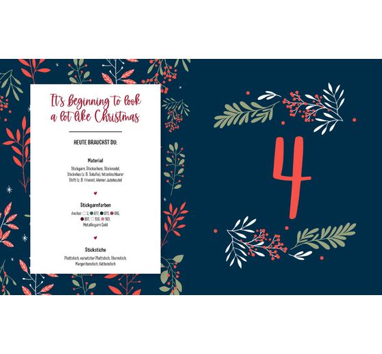 Buch "Mein Adventskalender-Buch - Stickzauber"