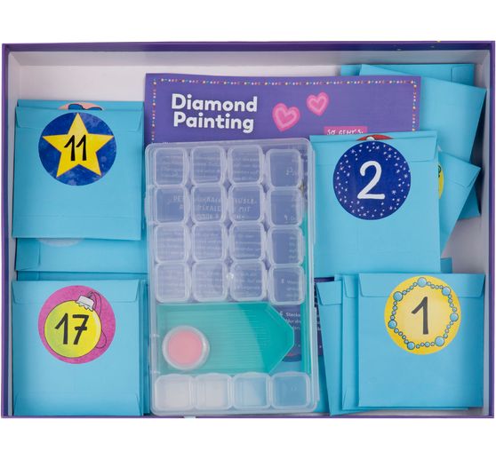 Adventskalender "Diamond Painting - 3D Weihnachtsbaum"