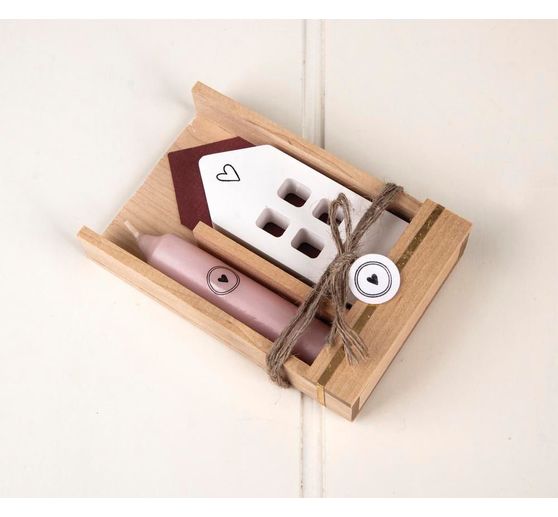 Bastelpackung Holz "Klötzchen & Platten"