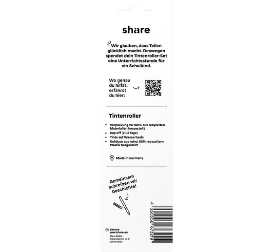 share Tintenroller, 3er-Set