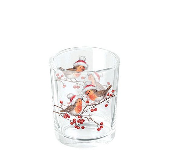 Serviette "Christmas Robins"