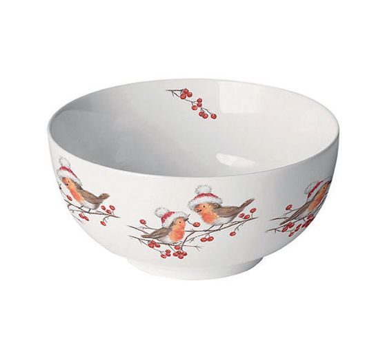 Serviette "Christmas Robins"