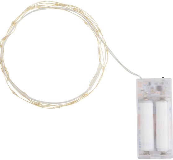 Micro-LED-Lichterkette mit Timer 6/18Std., 30 LEDs, L 1,80 m
