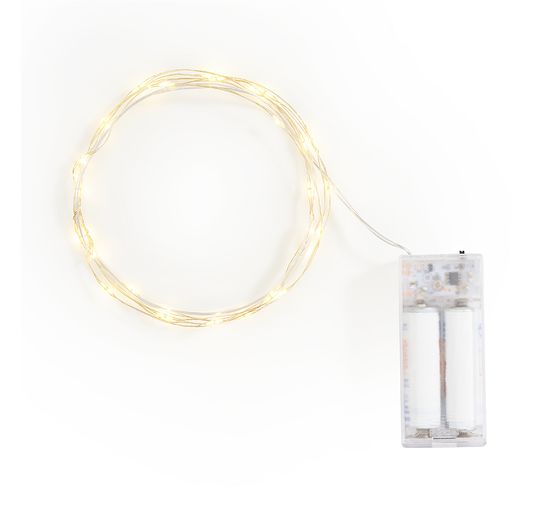 Micro-LED-Lichterkette mit Timer 6/18Std., 30 LEDs, L 1,80 m