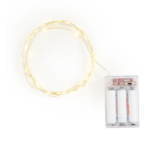 Micro-LED-Lichterkette mit Timer 6/18Std., 40 LEDs