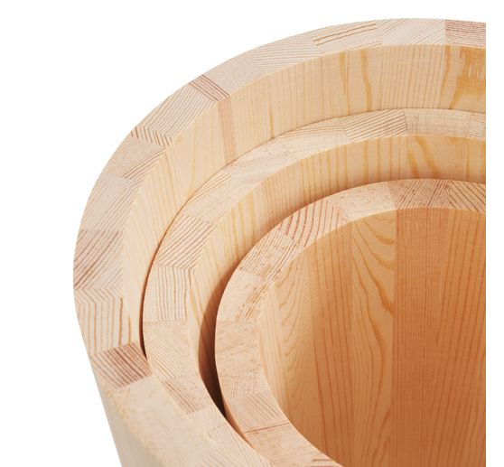 VBS Holz-Pflanztöpfe, 3er-Set
