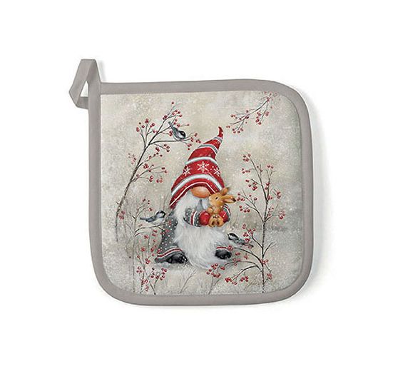 Serviette "Wichtel Umarmung"