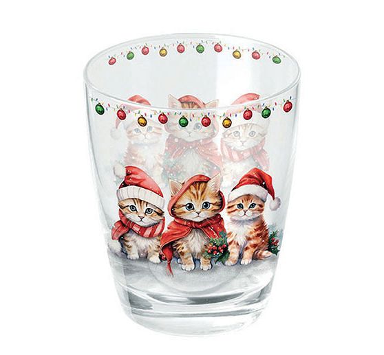 Napkin "Funny Christmas kittens"