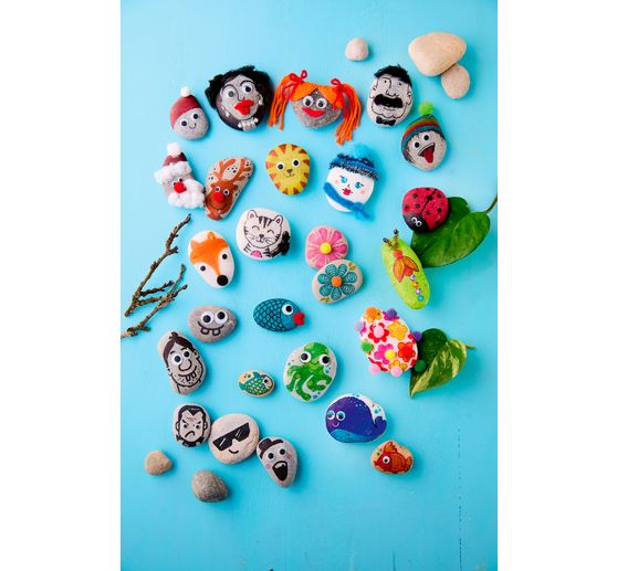 Kreativ-Set "Steine bemalen Kids"
