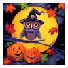 Serviette "Helloween Eule"