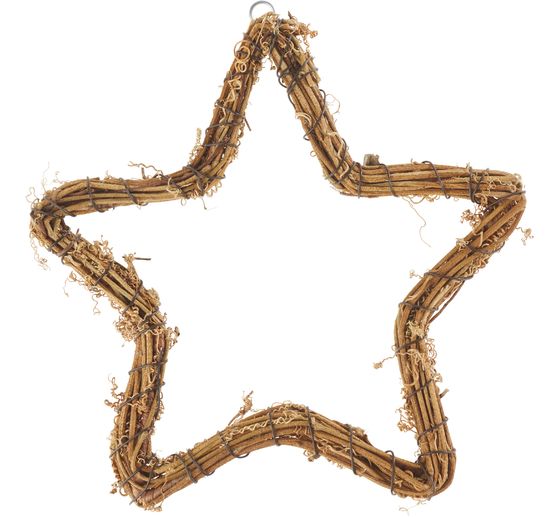 Rattan Stern zum Hängen, natur