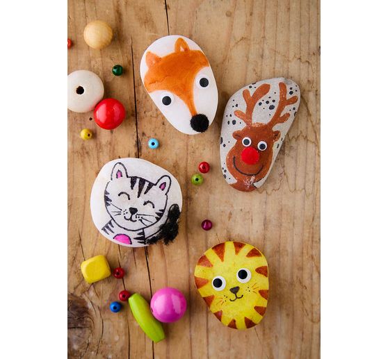 Kreativ-Set "Steine bemalen Kids"