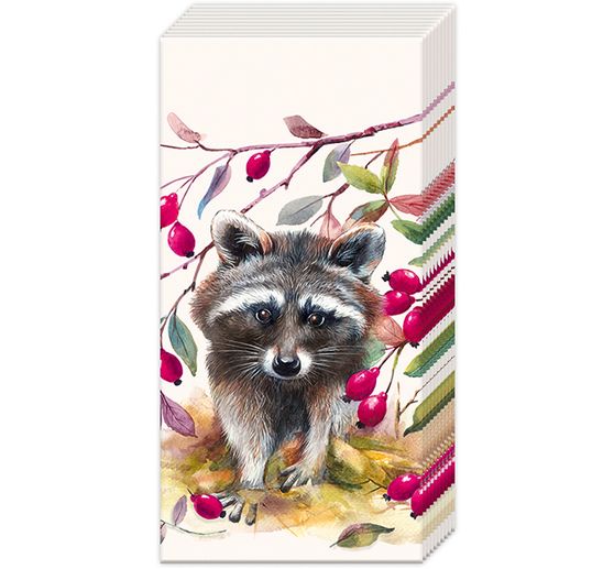 Papiertaschentücher "Waschbär"