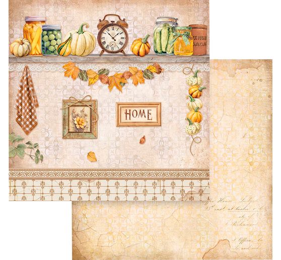 Scrapbook-Block "Golden Harmony"