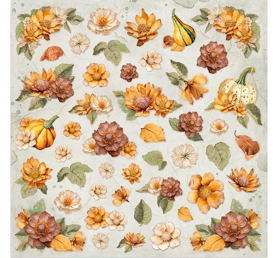 Scrapbook-Block "Golden Harmony"
