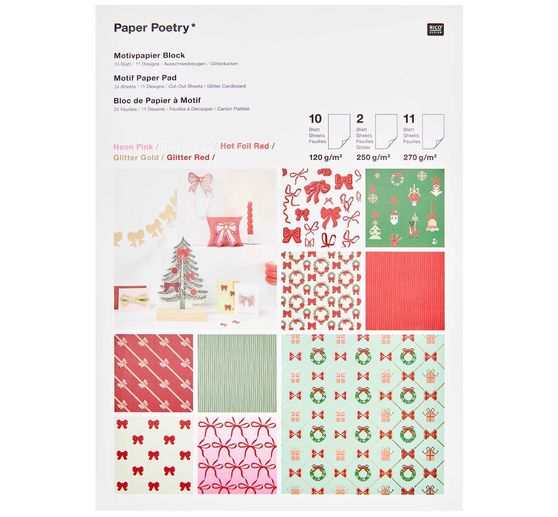Bastelpapier-Block "Put A Bow On It!"