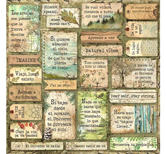 Maxi Scrapbook-Block "Forest"