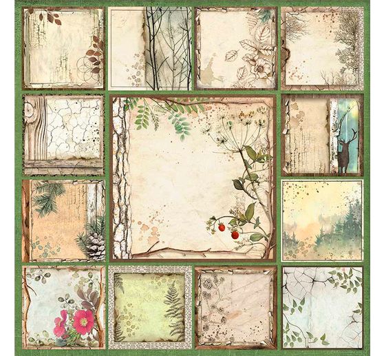 Maxi Scrapbook-Block "Forest"