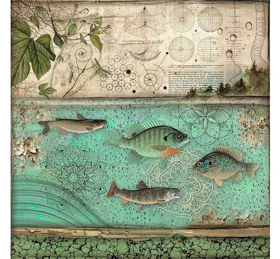 Maxi Scrapbook-Block "Forest"
