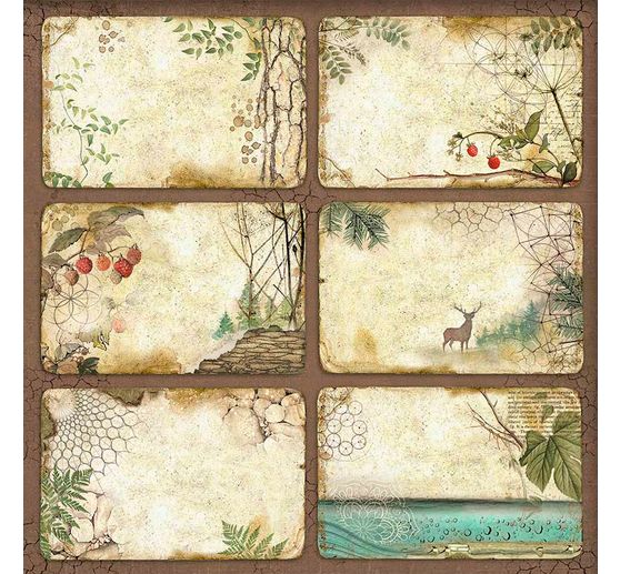 Maxi Scrapbook-Block "Forest"