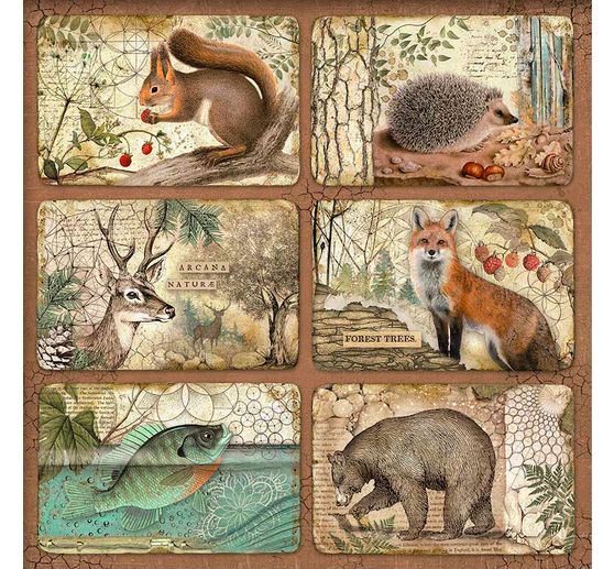 Maxi Scrapbook-Block "Forest"