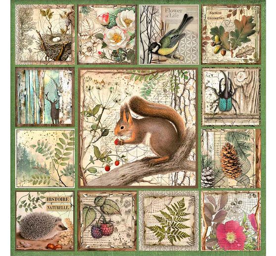 Maxi Scrapbook-Block "Forest"