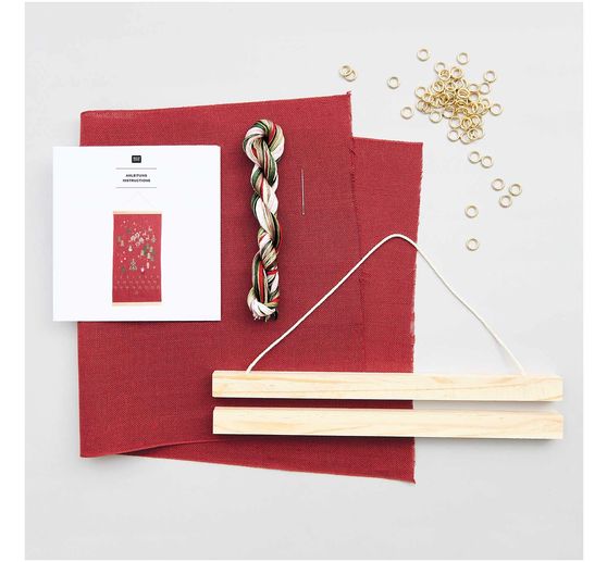 Rico Design Stickpackung "Adventskalender"