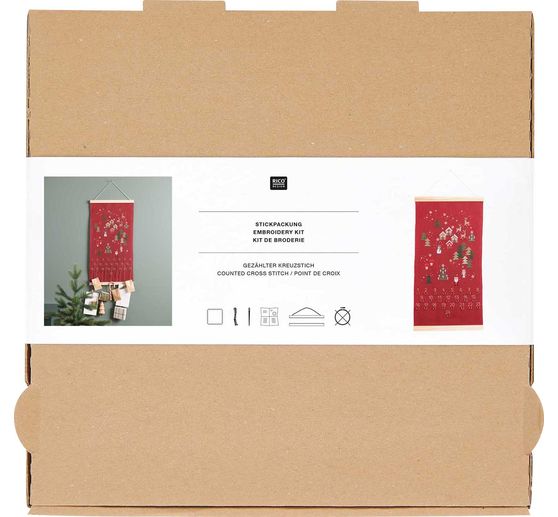 Rico Design Stickpackung "Adventskalender"