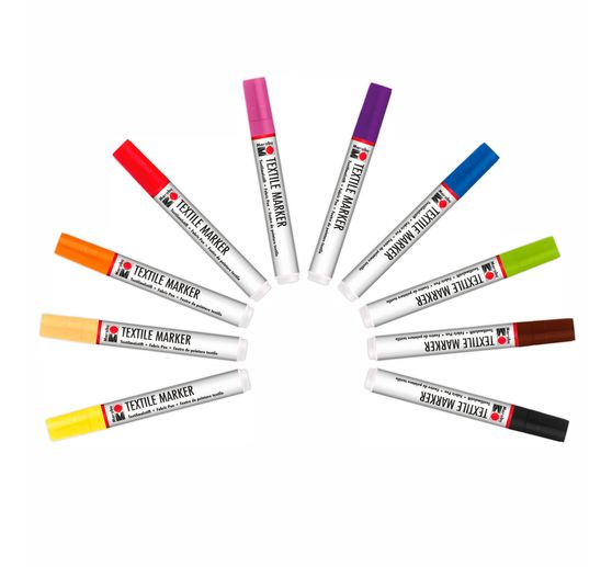 Marabu Textile Marker, 10er-Set