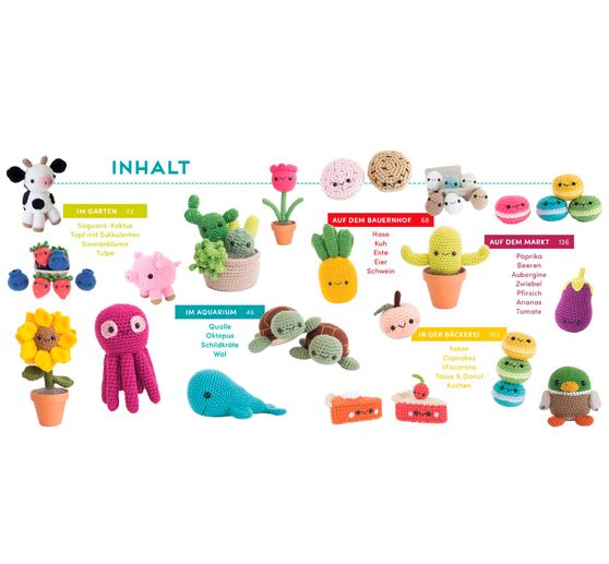 Book "Meine kunterbunte Amigurumi-Welt - super einfach 25 niedliche Figuren häkeln"