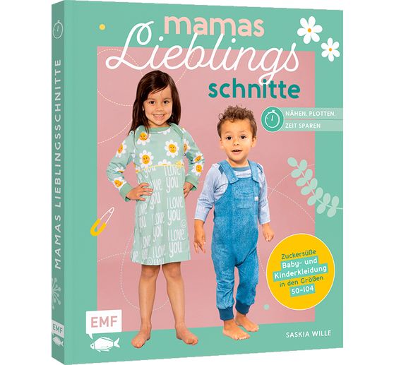 Buch "Mamas Lieblingsschnitte - Nähen - Plotten - Zeit sparen"
