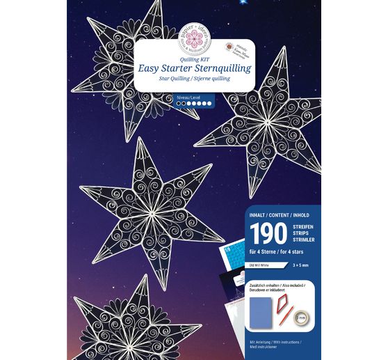 Easy Starter Quilling-Set "Stars"