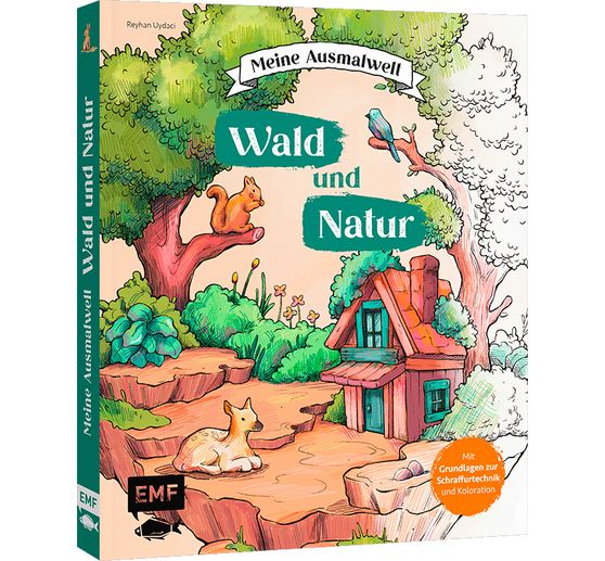 Buch "Meine Ausmalwelt: Wald und Natur"