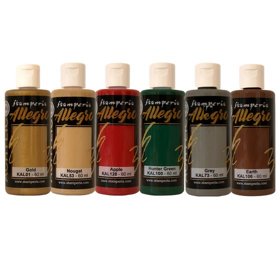 Stamperia Allegro Acrylic "Gear up for Christmas", set of 6