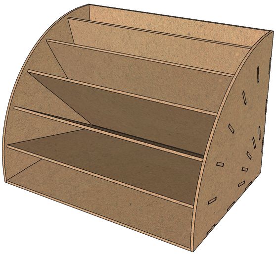 Flexio "Fächermappen-Box DIN A4"
