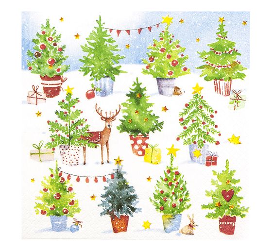 Napkin "Christmas trees"