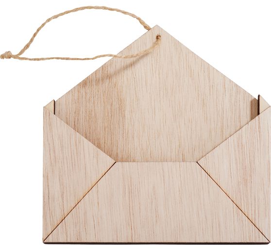 VBS Holz-Briefumschlag
