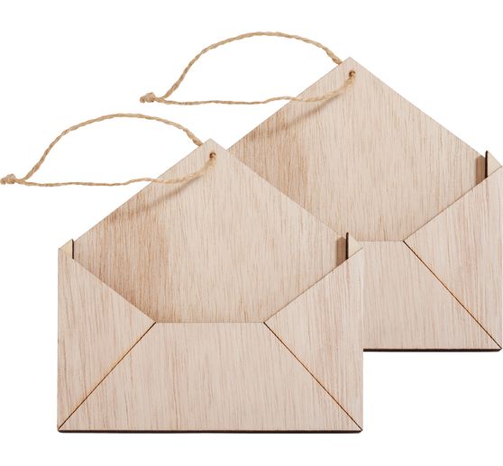 VBS Holz-Briefumschlag