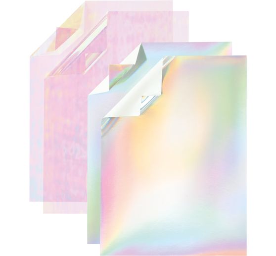 Paper and foil mix "Iridescent"