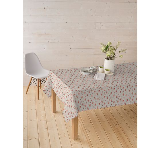 Baumwoll-Stoff "Rosen", Acryl beschichtet
