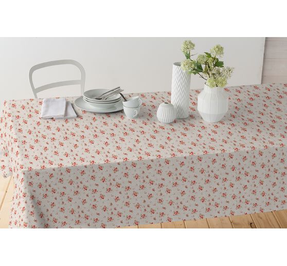 Baumwoll-Stoff "Rosen", Acryl beschichtet